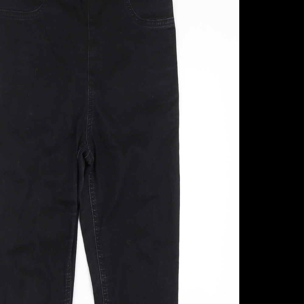 Preworn Womens Black  Denim Jegging Jeans Size S L23 in