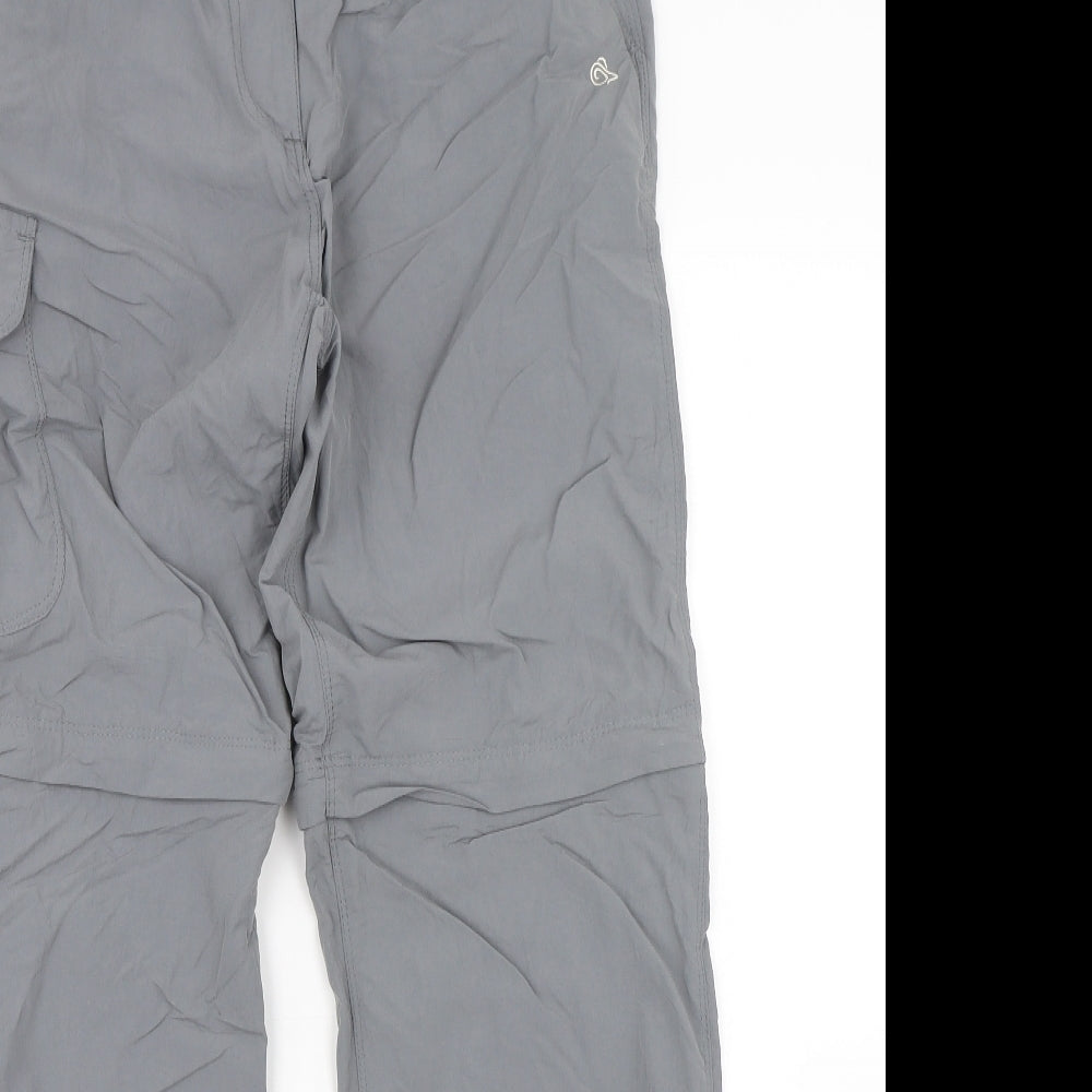 Craghoppers Womens Grey   Track Pants Trousers Size 10 L29 in