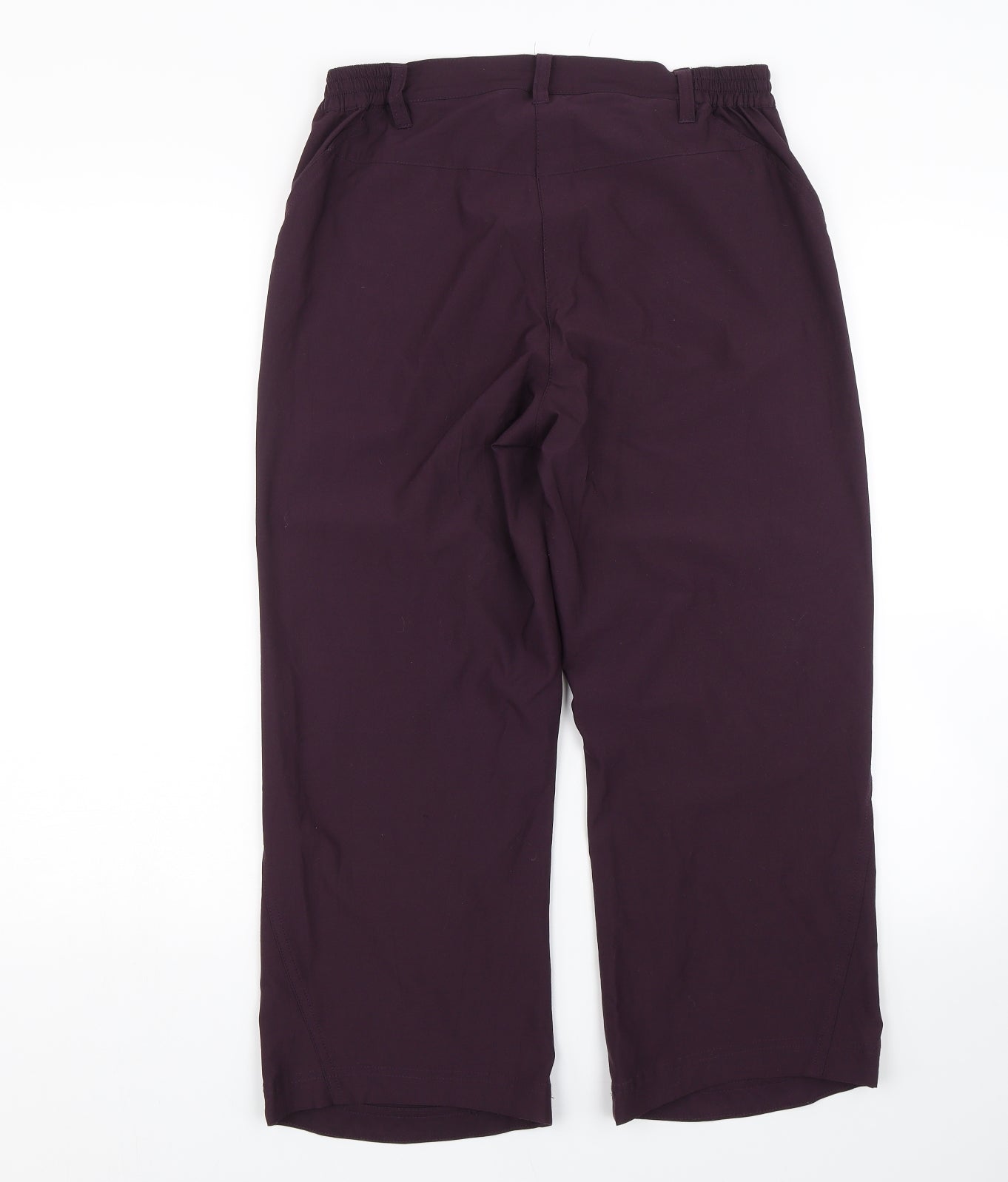 Shamp Womens Purple   Cropped Trousers Size S L21 in