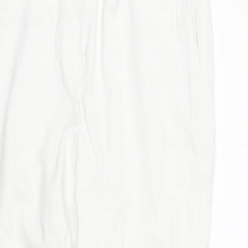 NEXT Womens White  Denim Cropped Jeans Size 8 L23 in