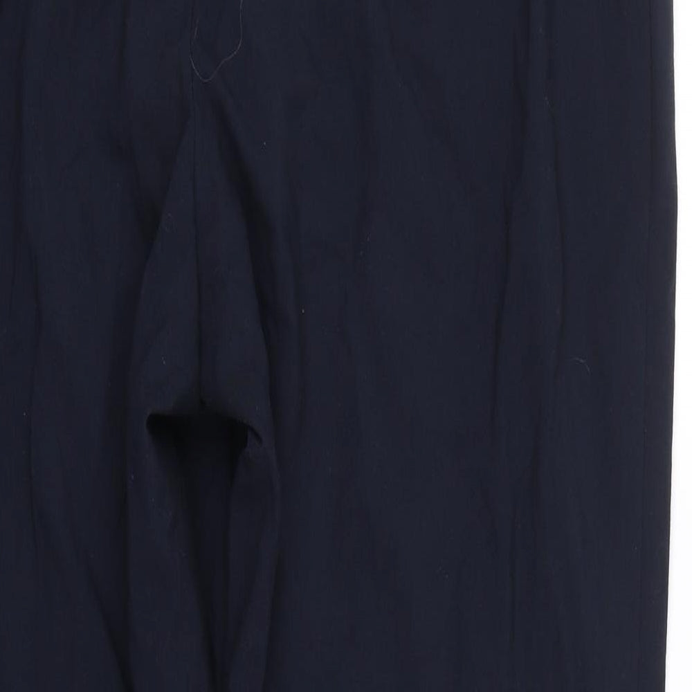 M&S Womens Blue   Trousers  Size 18 L26.5 in
