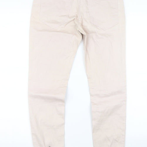 BE Beau Womens Pink  Denim Skinny Jeans Size 10 L25 in