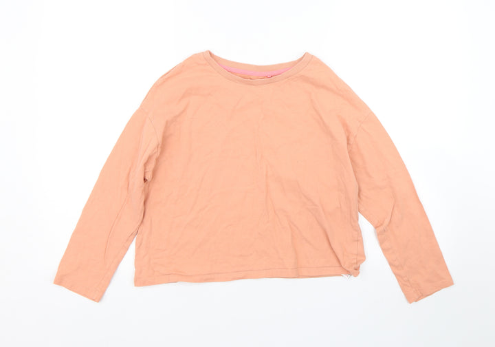 NEXT Girls Orange   Basic T-Shirt Size 12 Years