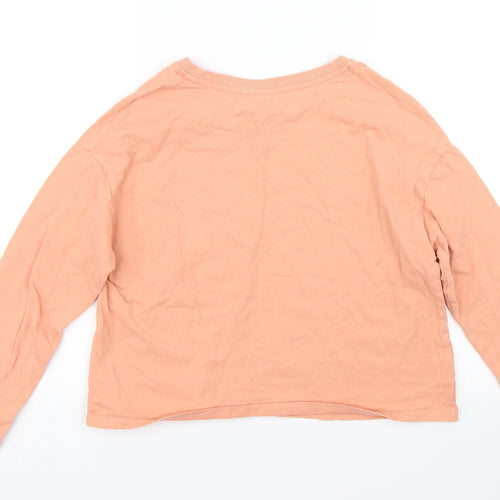 NEXT Girls Orange   Basic T-Shirt Size 12 Years