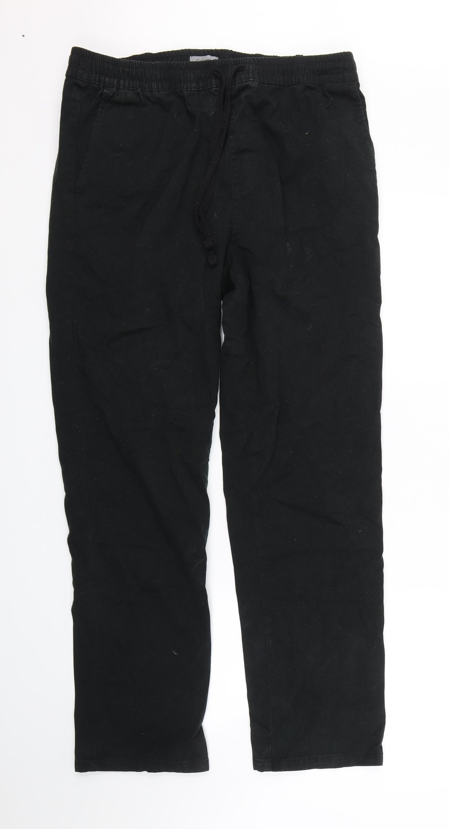 George Mens Black   Trousers  Size M L29 in