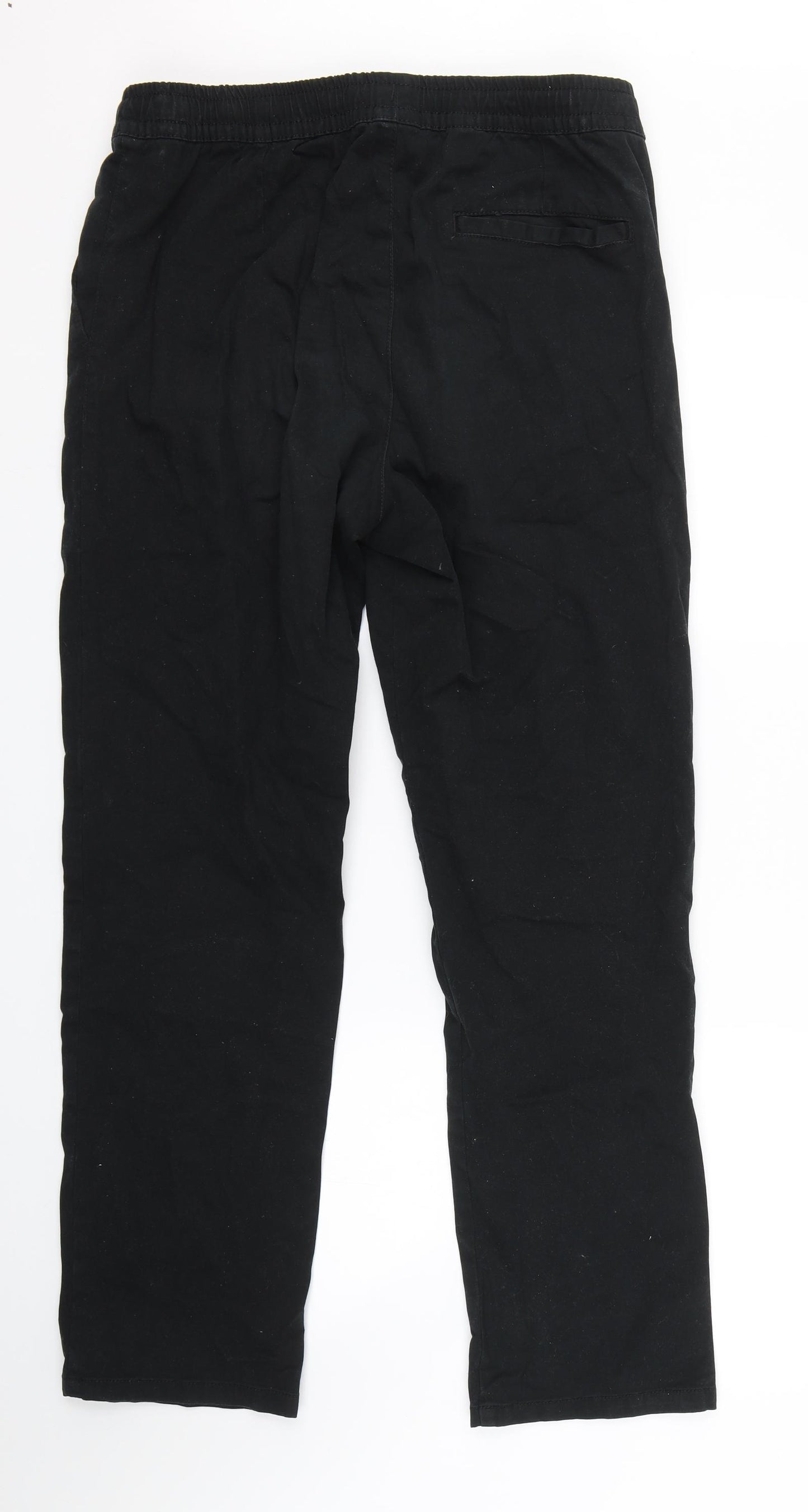 George Mens Black   Trousers  Size M L29 in