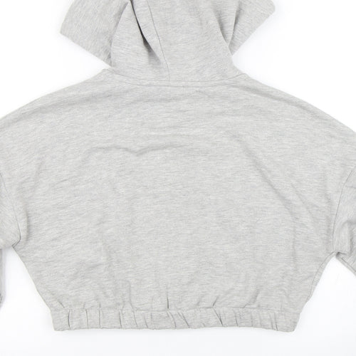 Wednesday Girl Womens Grey   Full Zip Hoodie Size XS
