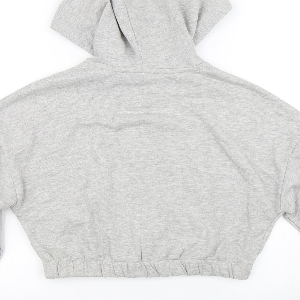 Wednesday Girl Womens Grey   Full Zip Hoodie Size XS