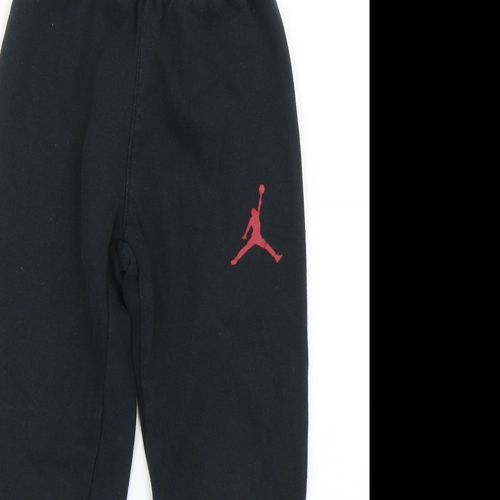 Jordan Boys Black   Sweatpants Trousers Size 4-5 Years