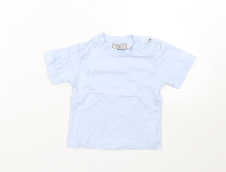 Boboli Baby Blue   Basic T-Shirt Size 12 Months