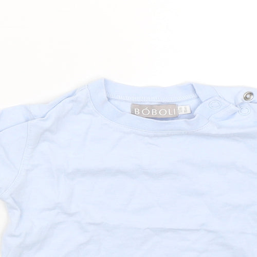 Boboli Baby Blue   Basic T-Shirt Size 12 Months