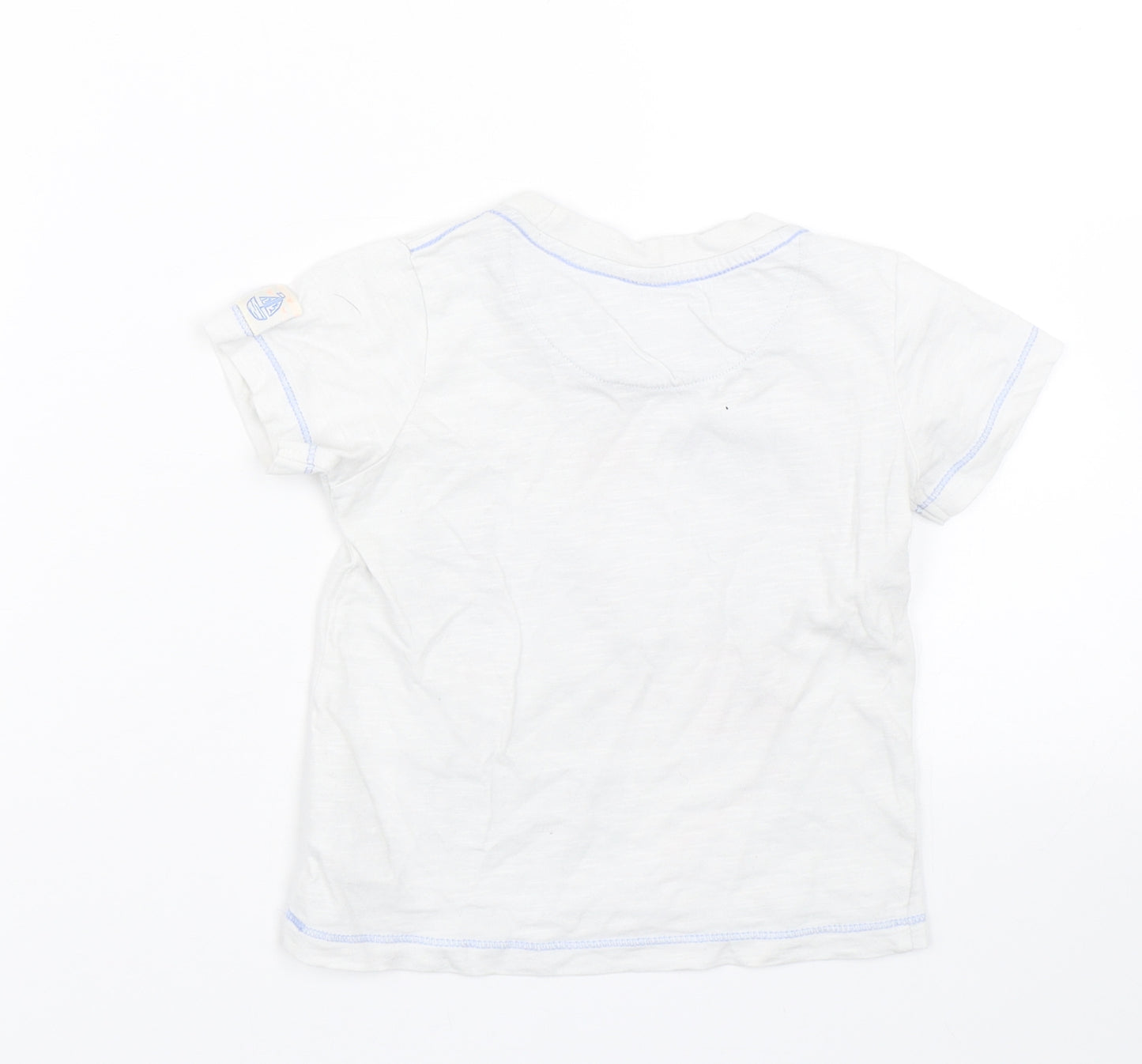 Mothercare Boys White   Basic T-Shirt Size 18-24 Months  - Summer