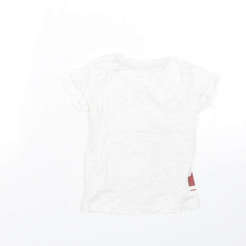Matalan Baby White   Basic T-Shirt Size 9-12 Months