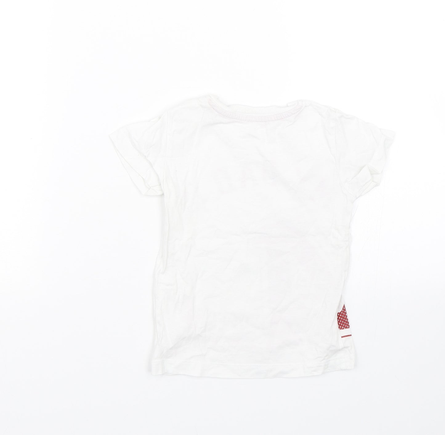Matalan Baby White   Basic T-Shirt Size 9-12 Months