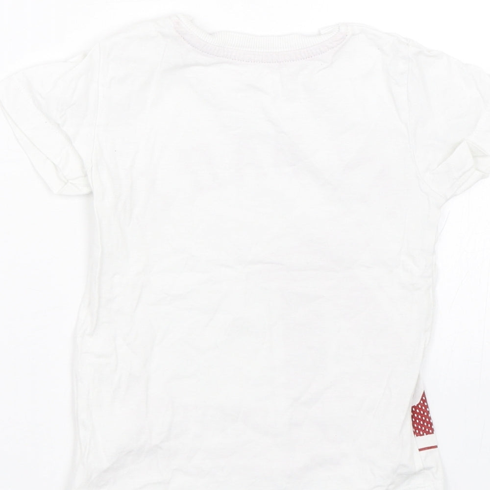 Matalan Baby White   Basic T-Shirt Size 9-12 Months