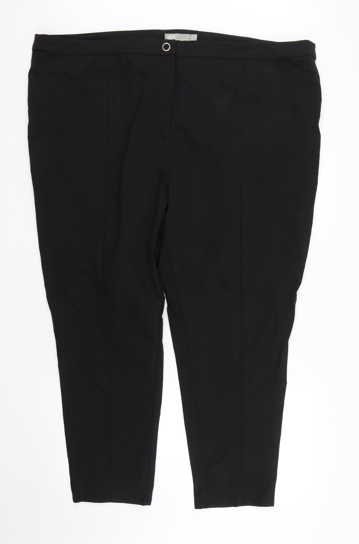 ASOS Womens Black   Trousers  Size 26 L23.5 in