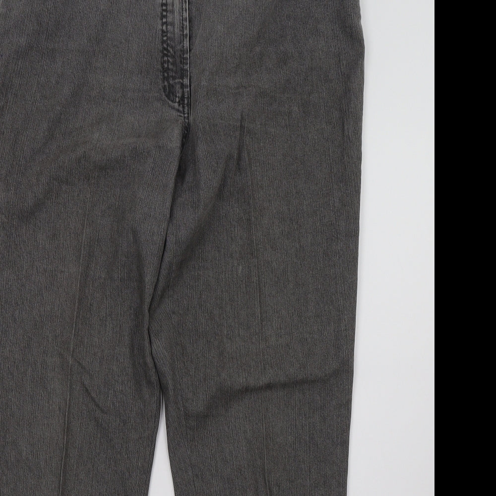 Gerry Weber Womens Grey  Denim Straight Jeans Size 20 L32 in