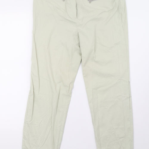 ponte vecchio Womens Green   Trousers  Size 14 L30 in