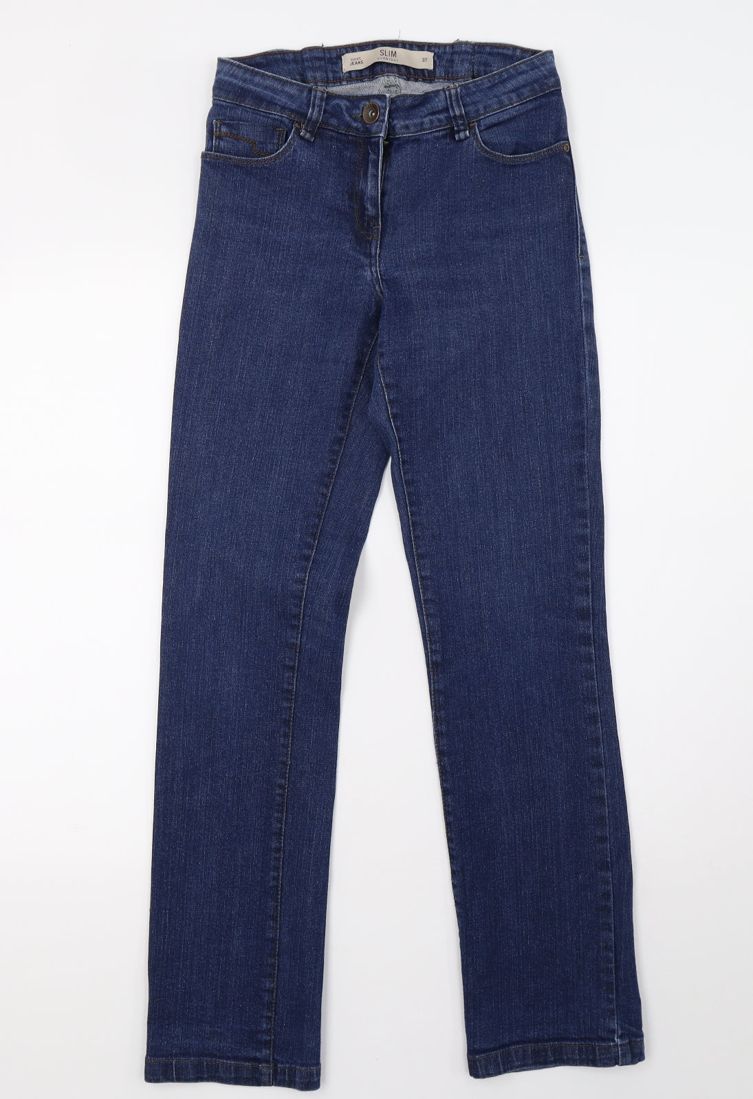 NEXT Womens Blue  Denim Mom Jeans Size 8 L30 in