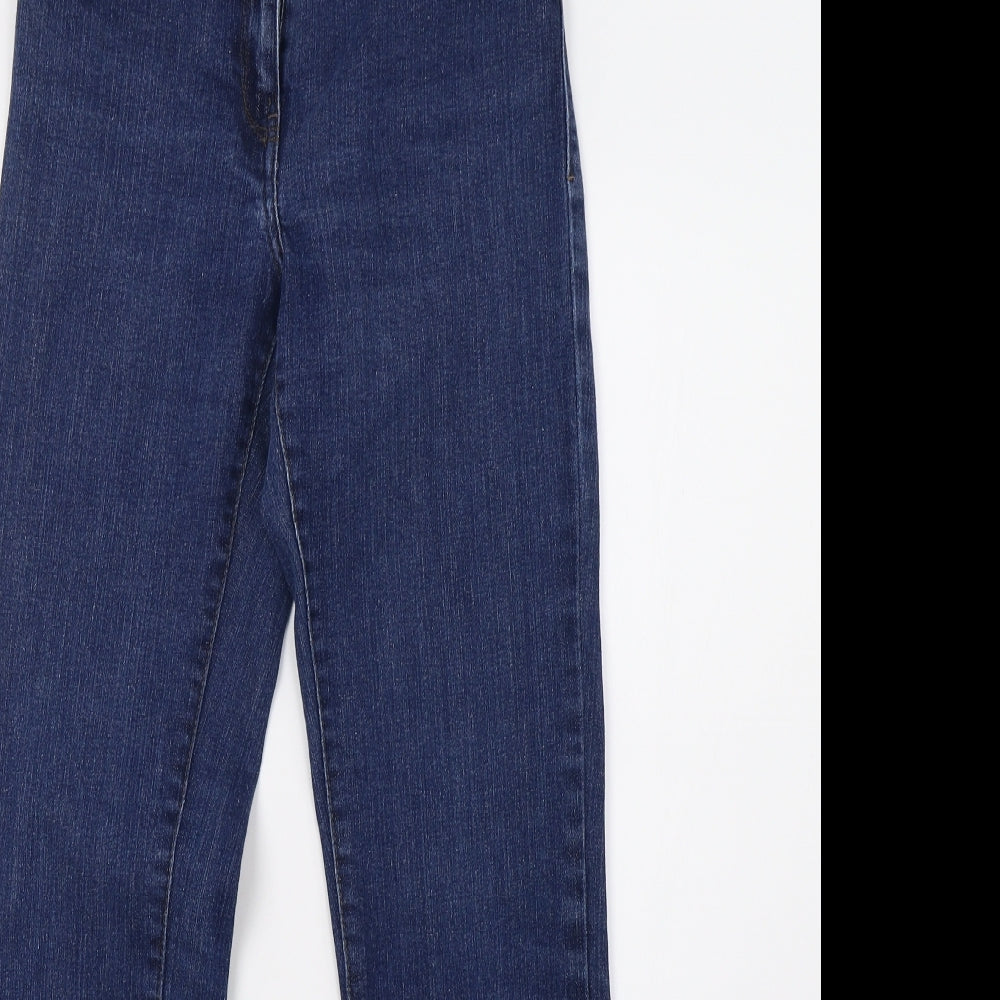 NEXT Womens Blue  Denim Mom Jeans Size 8 L30 in