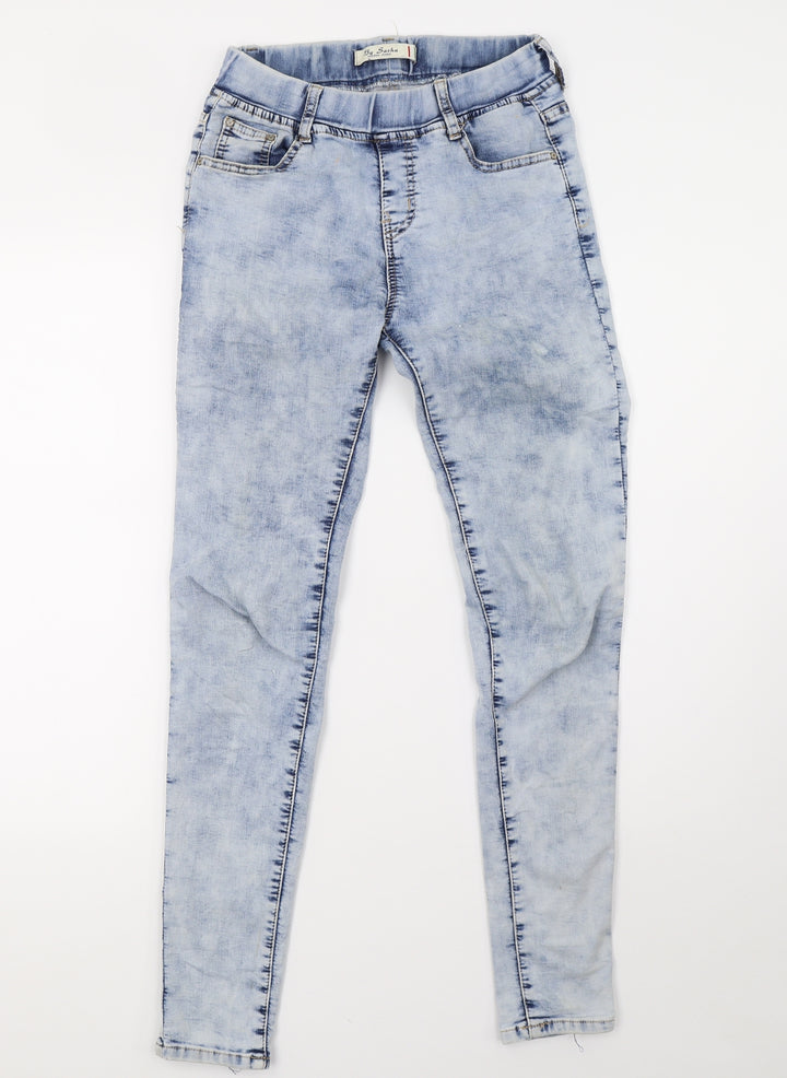 by sasha Womens Blue  Denim Skinny Jeans Size 8 L30 in