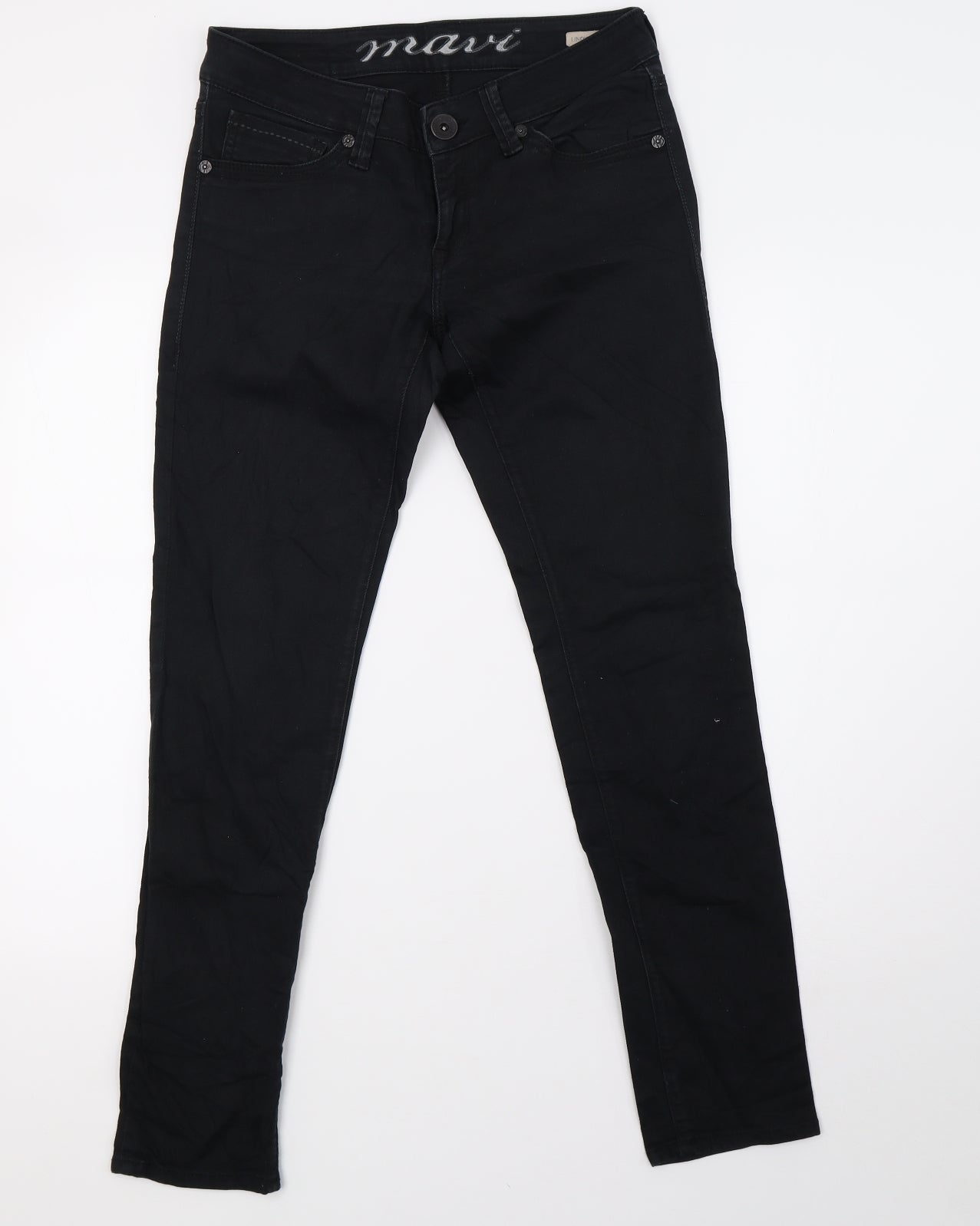Mavi Womens Black  Denim Skinny Jeans Size 10 L30 in