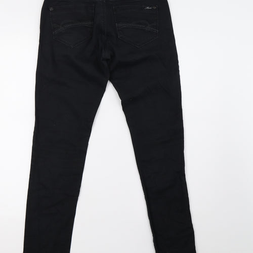Mavi Womens Black  Denim Skinny Jeans Size 10 L30 in