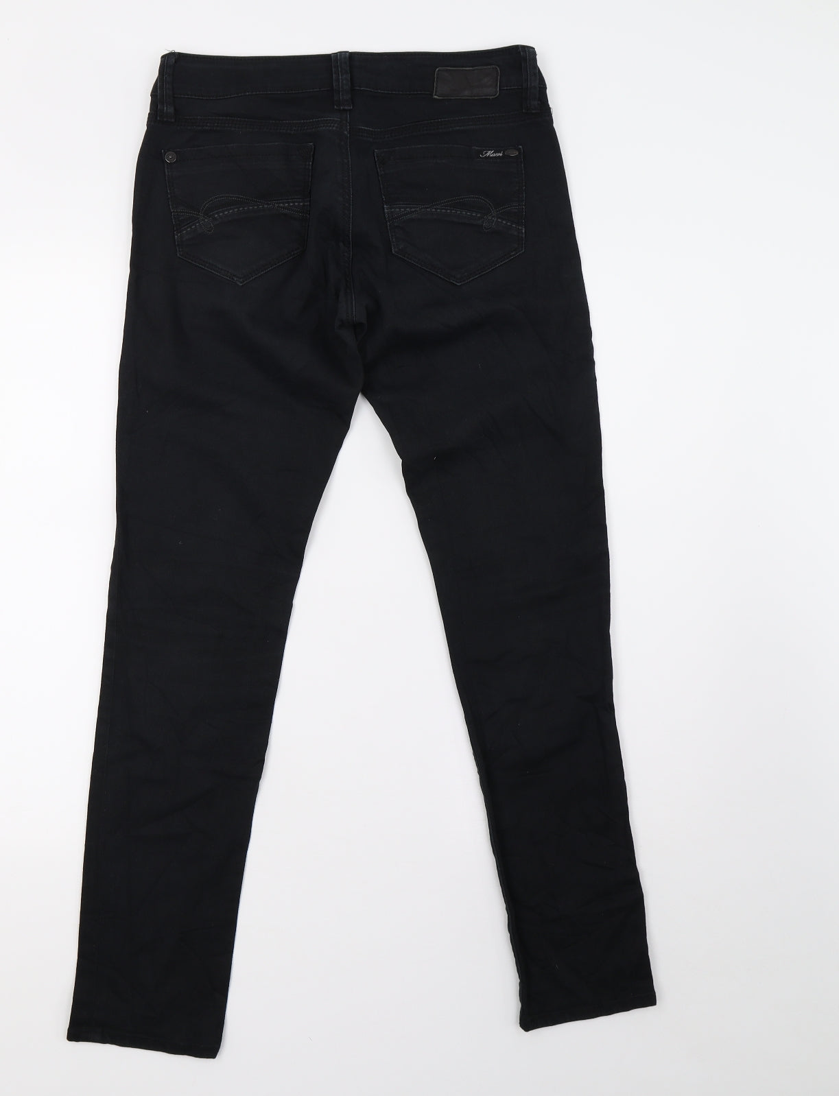 Mavi Womens Black  Denim Skinny Jeans Size 10 L30 in