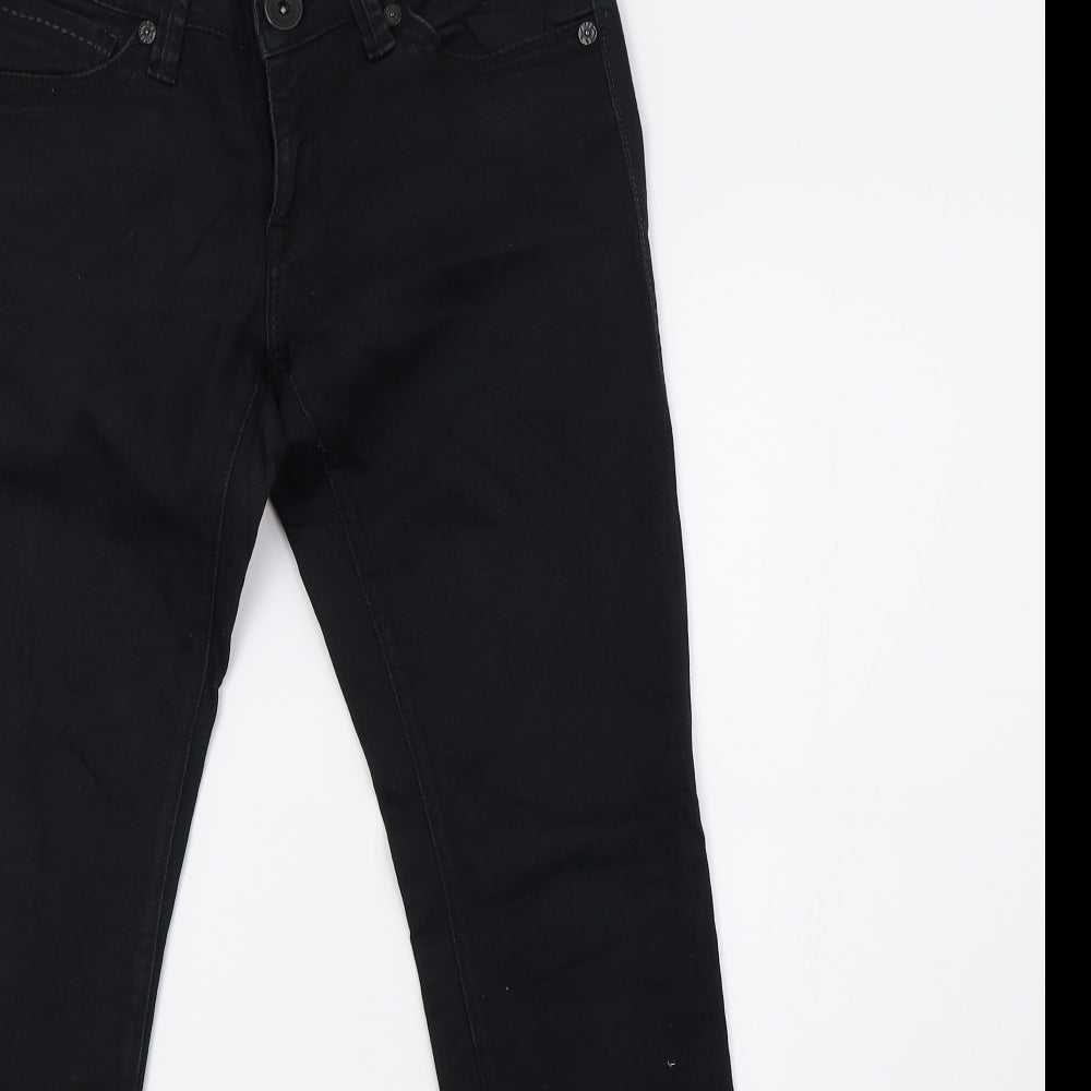 Mavi Womens Black  Denim Skinny Jeans Size 10 L30 in