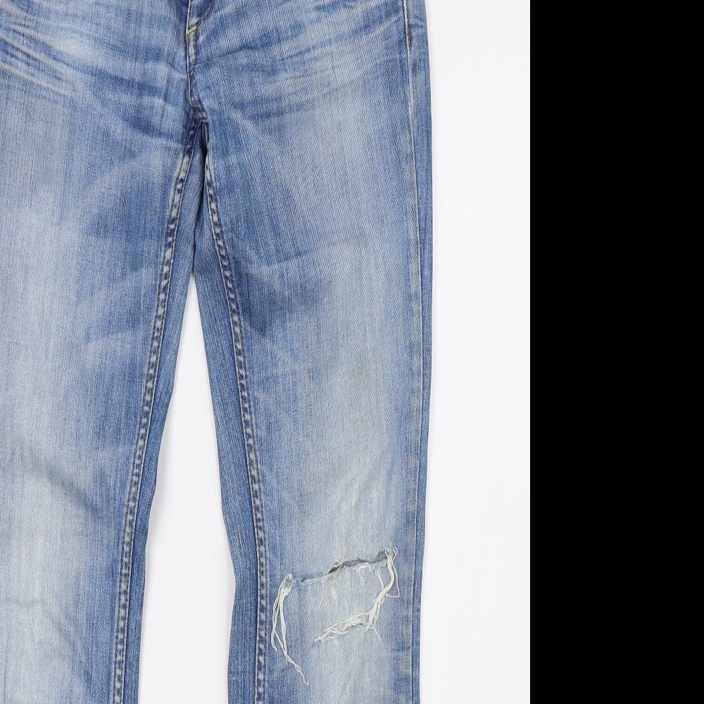 Miss Sixty Womens Blue  Denim Bootcut Jeans Size 12 L32 in