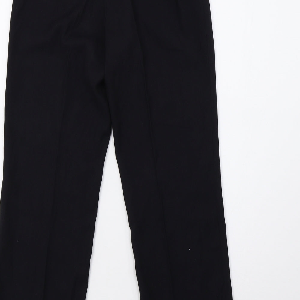 Preworn Boys Black   Sweatpants Trousers Size S - school wear