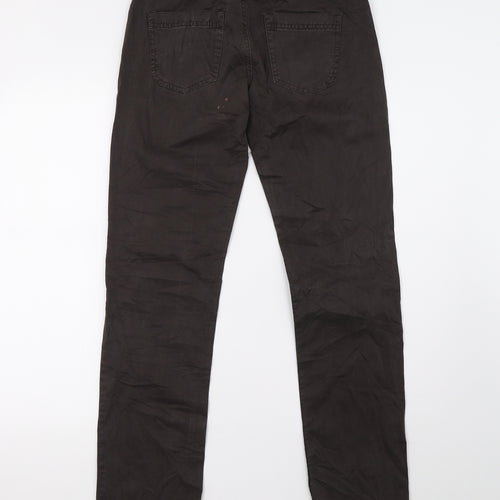 sprit Womens Brown  Denim Trousers  Size 8 L32 in