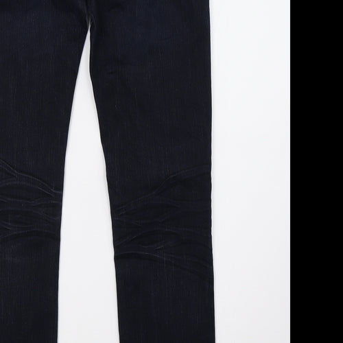 we love denim Womens Blue  Denim Straight Jeans Size 16 L32 in