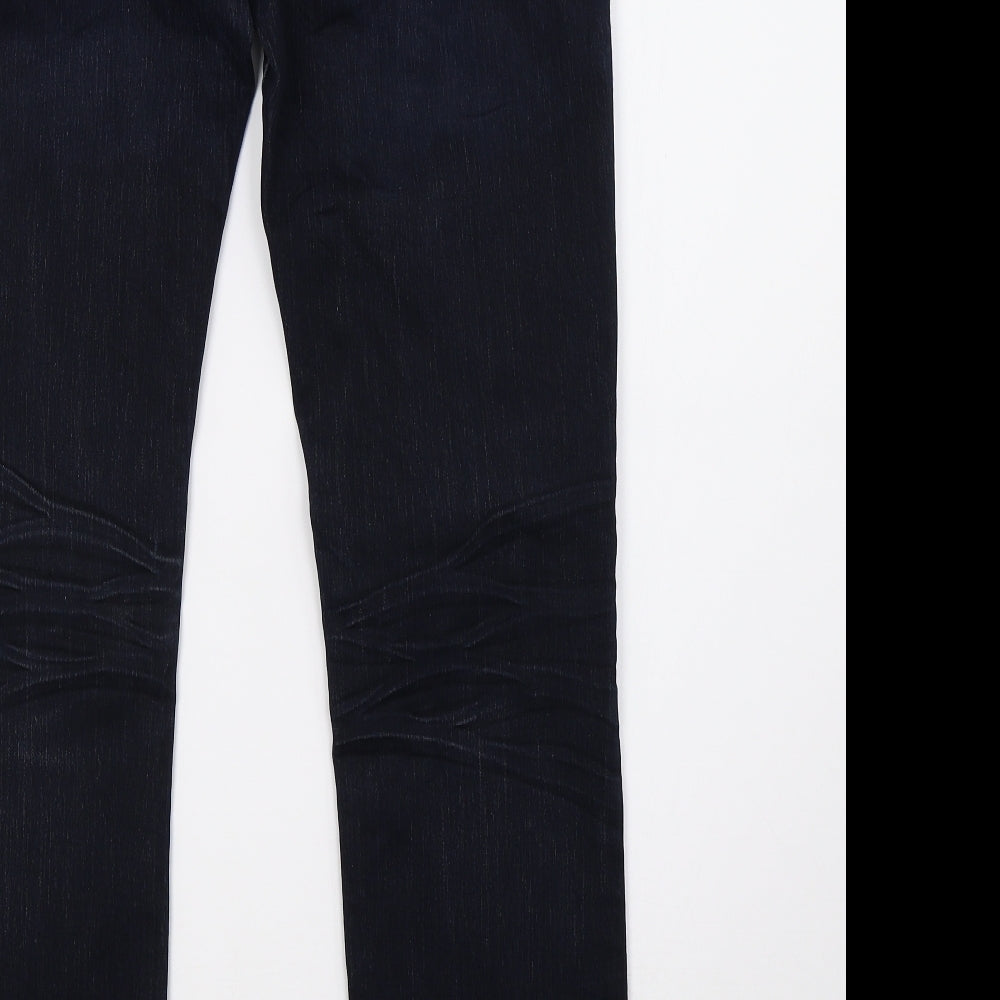 we love denim Womens Blue  Denim Straight Jeans Size 16 L32 in