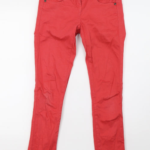 NEXT Womens Pink  Denim Skinny Jeans Size 6 L28 in