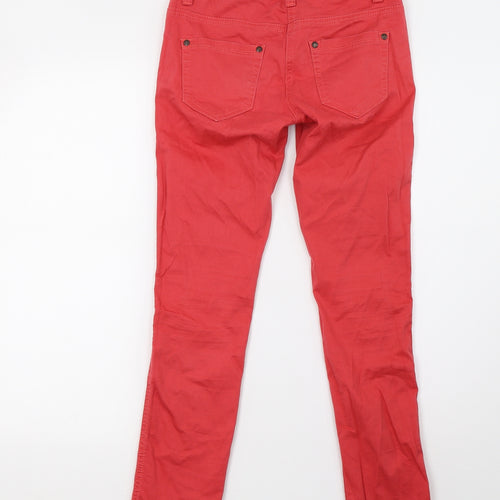 NEXT Womens Pink  Denim Skinny Jeans Size 6 L28 in