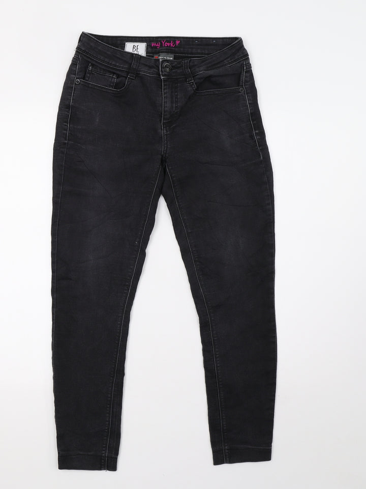 be you Womens Black Denim Skinny Jeans Size 6 L30 in