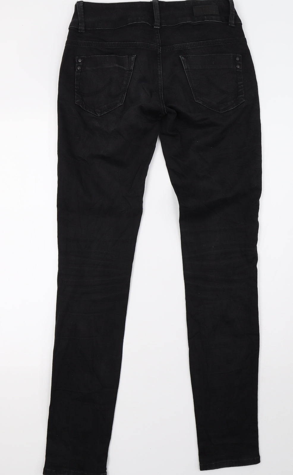 LTB Womens Black  Denim Straight Jeans Size 8 L34 in