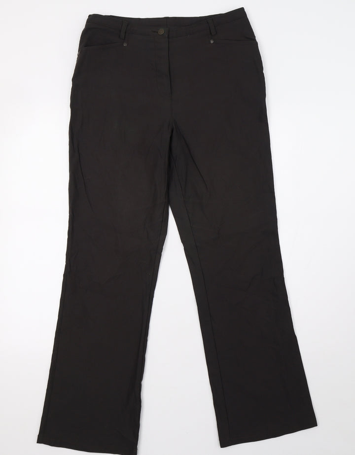 wichele Womens Black Skinny Jeans Size 10 L31 in
