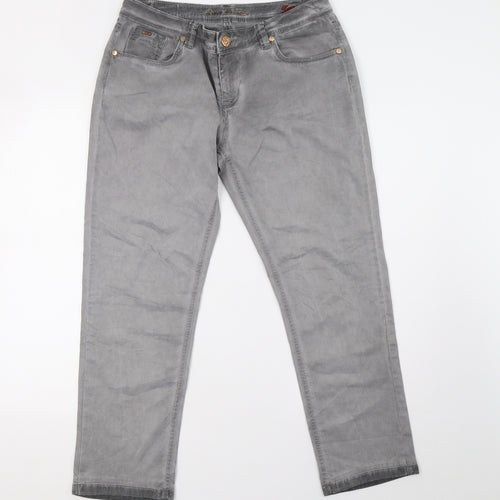 colac Womens Grey  Denim Straight Jeans Size 12 L28 in