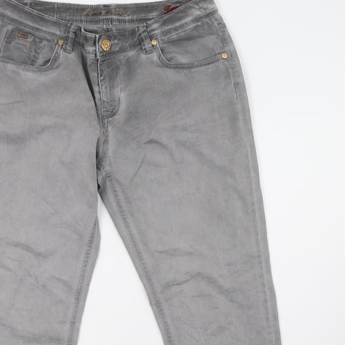colac Womens Grey  Denim Straight Jeans Size 12 L28 in