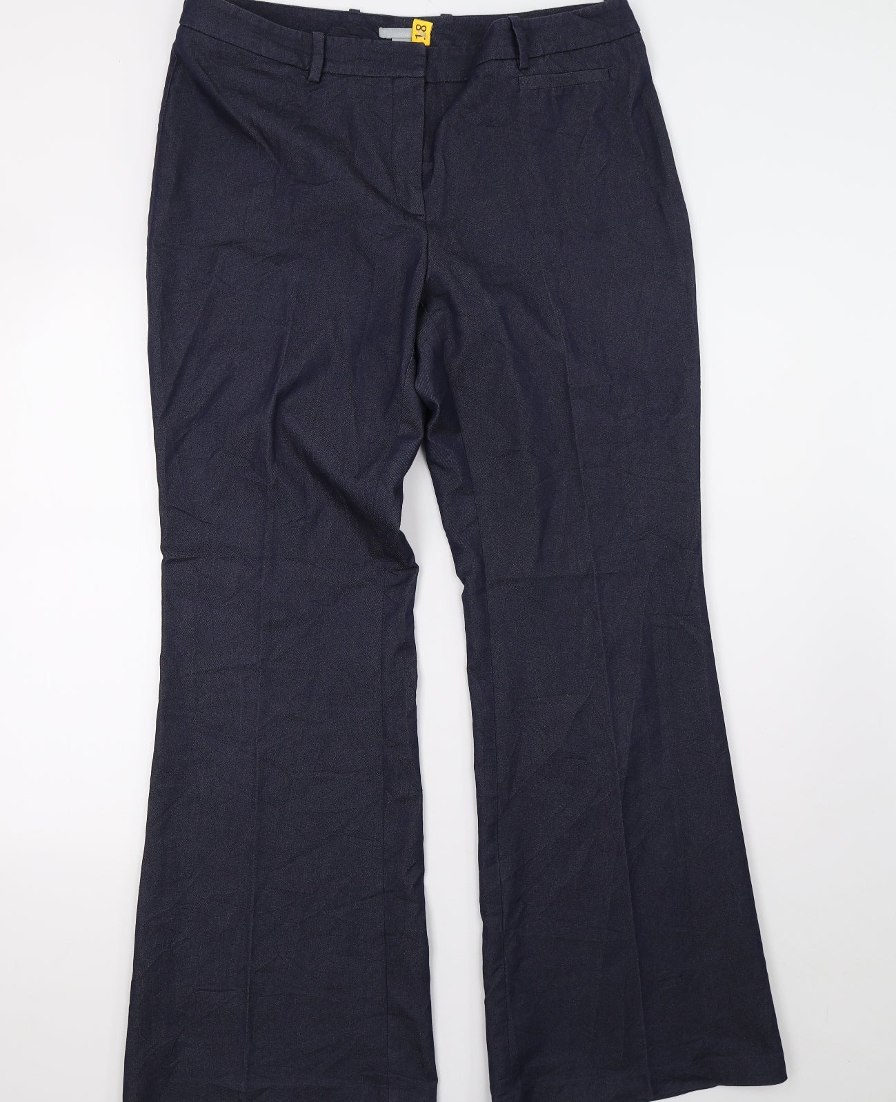 H&M Womens Blue   Trousers  Size 18 L34 in
