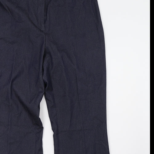 H&M Womens Blue   Trousers  Size 18 L34 in