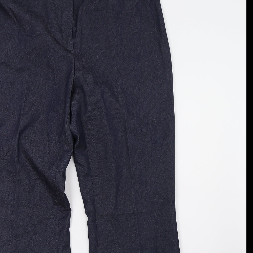 H&M Womens Blue   Trousers  Size 18 L34 in