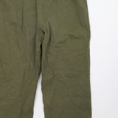 canda Womens Green   Cropped Trousers Size 16 L24 in