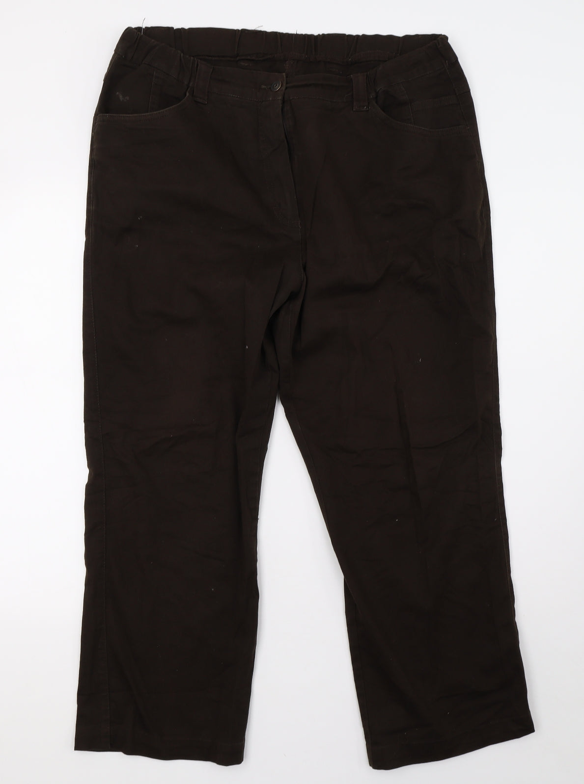 canda Womens Brown   Straight Jeans Size 20 L28 in