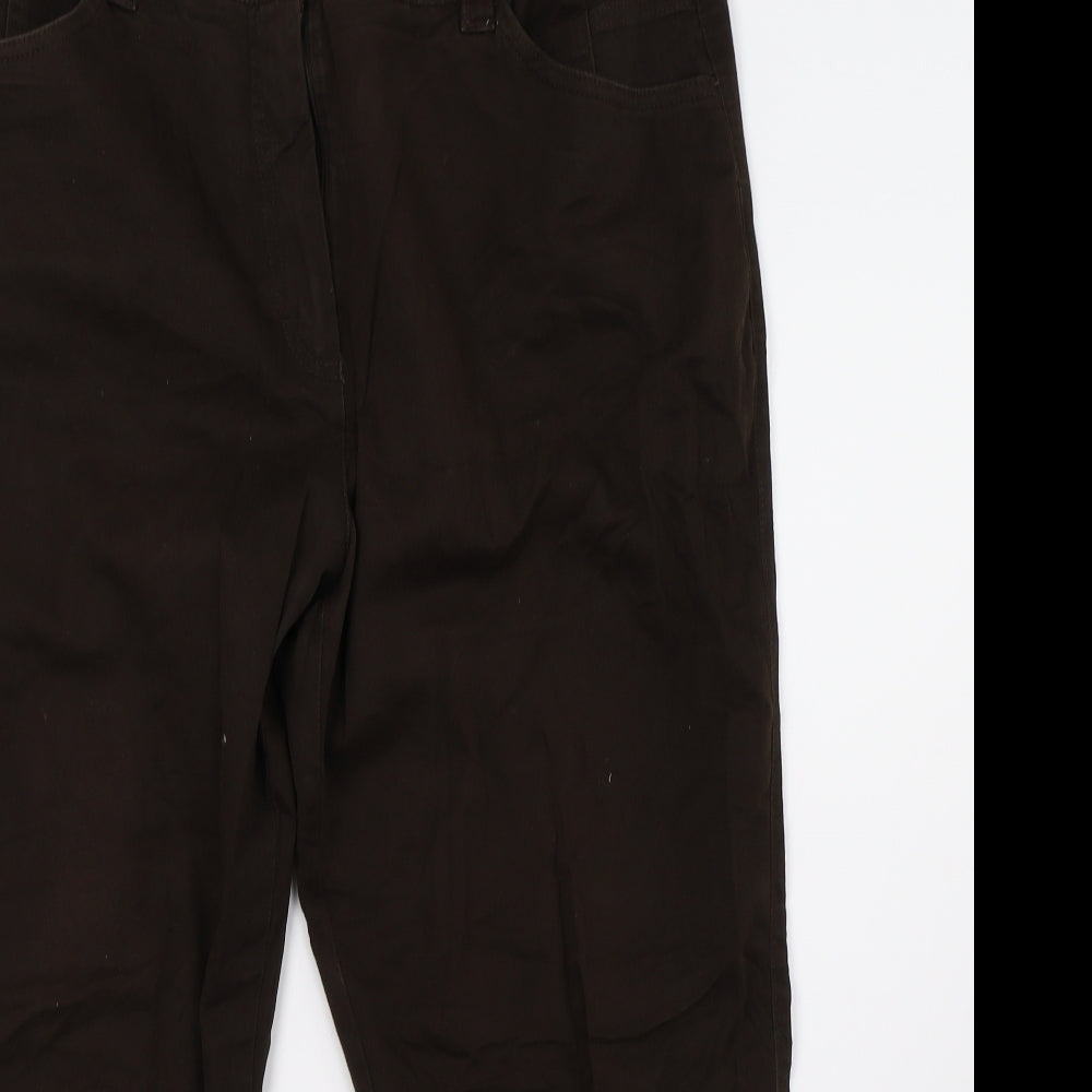canda Womens Brown   Straight Jeans Size 20 L28 in