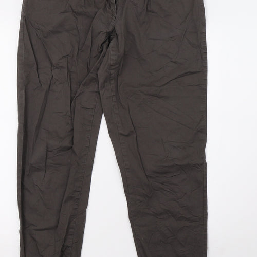 Preworn Womens Grey   Skinny Jeans Size 14 L31 in