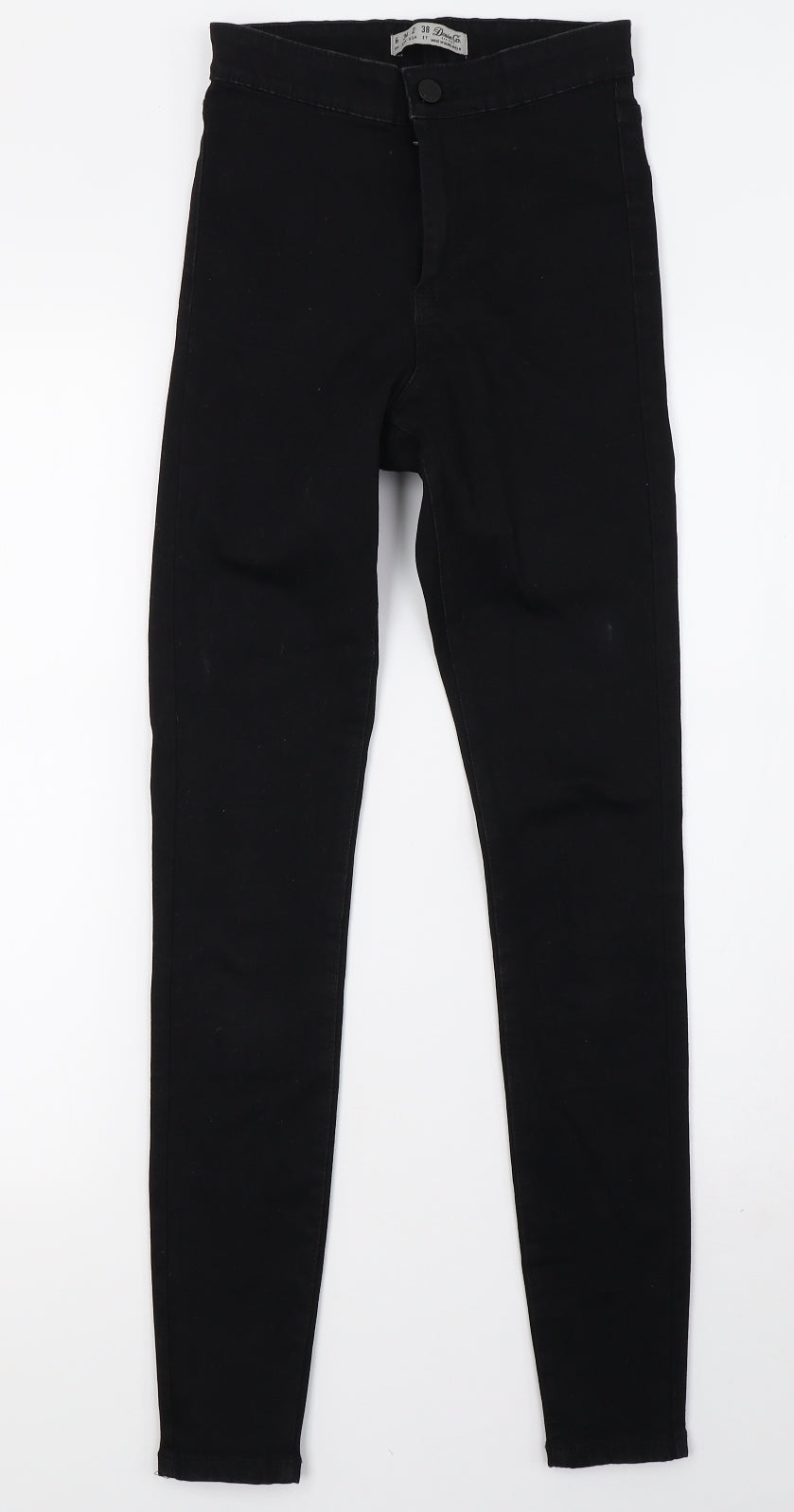 Primark Womens Black  Denim Skinny Jeans Size 6 L30 in