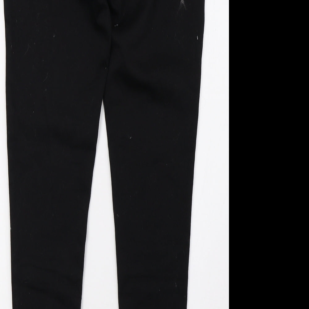 Preworn Womens Black  Denim Skinny Jeans Size 10 L30 in
